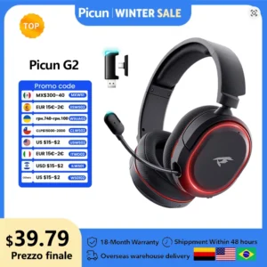 2.4G Bluetooth Wireless Gaming Headset with Surround