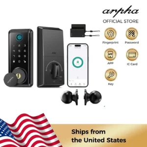 5-in-1 Smart Lock - Keyless, Deadbolt, Fingerprint Lock