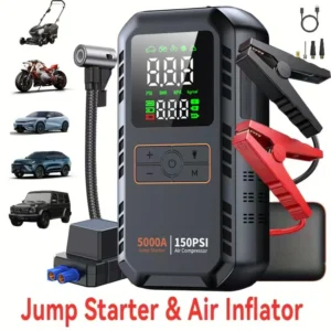 Car Jump Starter/Air Compressor Auto Tire Inflator