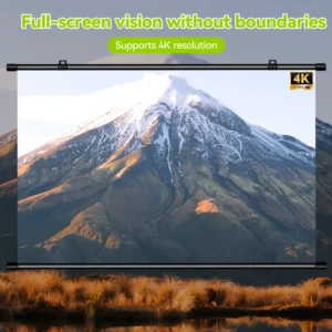 Anti-Light Reflect Project Screen for Home Theater